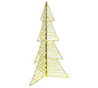 vidaXL Sapin de Noël avec 240 LED Blanc Chaud 180 cm Rotin, Salon, déco Moderne de Noël, Accents festifs, Ambiance chaleureuse, éclairage Joyeux, décor d'événements