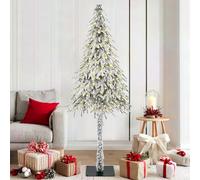 Vidaxl Sapin De Noël Avec Des Lumières À Led Blanc 180 Cm Pe