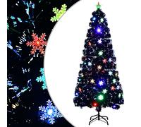 vidaXL Sapin de Noël et Flocons de Neige LED Arbre Artificiel Ornement de Fête Décoration de Vacances Intérieur Noir 180 cm Fibre Optique Noir https://www.fnac.com/mp47593592/vidaXL-Sapin-de-Noel-et-flocons-de-neige-LED-Noir-180-cm-Fibre-optique/w-4?oref=da436956-1203-ce3f-3cae-4e9d1217fc2b