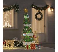 Vidaxl Sapin De Noël Lumineux Avec 3 Boîtes-Cadeaux 2d Blanc Chaud