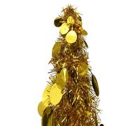 vidaXL Sapin de Noël Pop-Up artificiel Golden 120 cm PET