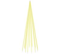 vidaXL Sapin de Noël sur mât de drapeau 732 LED Blanc chaud 500 cm