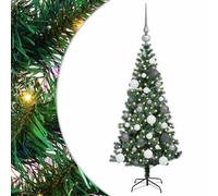 vidaXL SapindeNoëlartificiel avec 150 LED avec Support Vert 120 cm PVC