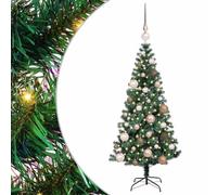 vidaXL SapindeNoëlartificiel avec 150 LED avec Support Vert 120 cm PVC