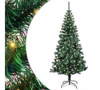 vidaXL SapindeNoëlartificiel avec 150 LED avec Support Vert 150 cm PVC