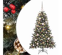 vidaXL SapindeNoëlartificiel avec 150 LED Vert 68 x 68 x 120 cm PVC