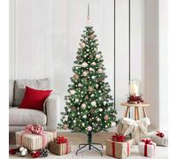 vidaXL SapindeNoëlartificiel avec 300 LED avec support Vert 180cm PVC