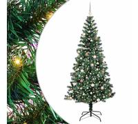 vidaXL SapindeNoëlartificiel avec 300 LED avec Support Vert 240 cm PVC