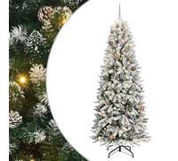vidaXL SapindeNoëlartificiel avec 300 LED Blanc 78 x 78 x 210 cm PVC