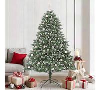 vidaXL SapindeNoëlartificiel avec 300 LED Vert 140 x 140 x 210 cm PVC