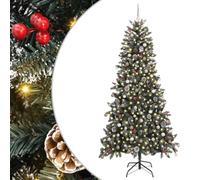 vidaXL SapindeNoëlartificiel Vert 129,5 x 129,5 x 240 cm PVC