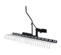 vidaXL Scarificateur pour Tondeuse autoportée 109 cm, scarificateur de Gazon, Tondeuse à Gazon, râteau à Gazon, aérateur de Gazon