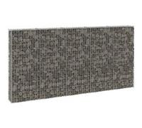vidaXL Mur en gabion avec couvercles 300x30x150 cm Acier galvanisé Grande capacité de charge