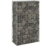 vidaXL Schanskorfmuur met deksels 60x30x100 cm gegalvaniseerd staal147811 G