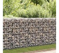 vidaXL Schanskorfmuur met deksels 60x50x150 cm gegalvaniseerd staal147812 G