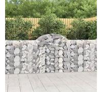 Schanskorven 12 st gewelfd 200x30x100/120 cm ijzer3146120