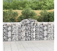 Schanskorven 12 st gewelfd 200x50x100/120 cm ijzer3146330