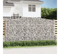 vidaXL Schanskorven 4 st gewelfd 400x50x200/220 cm ijzer3146023 G