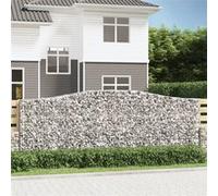vidaXL Schanskorven 5 st gewelfd 400x50x140/160 cm ijzer3145985 G