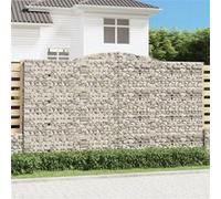 Schanskorven 6 st gewelfd 400x50x220/240 cm ijzer3147078