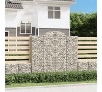 vidaXL Schanskorven 9 st gewelfd 200x50x180/200 cm ijzer3146411 G