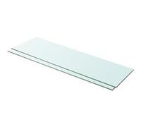 Schappen 2 st 100x30 cm glas transparant3051586