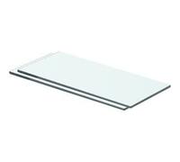 vidaXL Panneau de rechange pour étagère verre transparent 40x12 cm 2 pièces