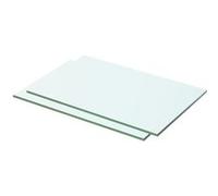 vidaXL Schappen 2 st 50x25 cm glas transparant3051560 Transparent G