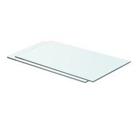 vidaXL Panneau d'étagère de rechange verre transparent 60x30 cm – lot de 2