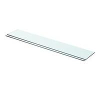 vidaXL 2x Panneaux d'étagère - Panneau de rechange à lattes verre transparent 70x12 cm