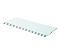 Schappen 2 st 80x30 cm glas transparant3051576