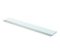 Panneaux D'étagère 2 Pcs Verre Transparent 90 X 12 Cm