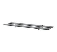 Schappen zwevend 2 st 100x10 cm 8 mm glas3051509