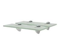 Schappen zwevend 2 st 30x20 cm 8 mm glas3051534