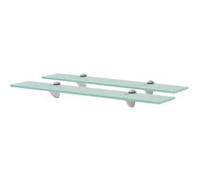 Vidaxl Étagères Murales 2 Pcs Verre 60x10 Cm 8 Mm