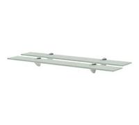 Schappen zwevend 2 st 70x10 cm 8 mm glas3051514