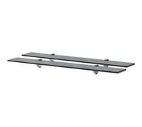 Schappen zwevend 2 st 80x10 cm 8 mm glas3051507
