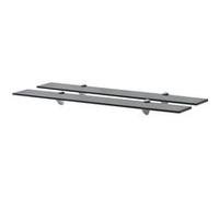 Schappen zwevend 2 st 80x20 cm 8 mm glas3051531