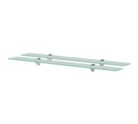 Schappen zwevend 2 st 90x10 cm 8 mm glas3051500