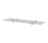 Schappen zwevend 2 st 90x10 cm 8 mm glas3051516