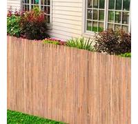 vidaXL Clôture Panneau de Clôture Bordure de Pelouse Décoration Ecran Solaire Brise-Vent Allée Jardin Patio Extérieur Bambou 100x600 cm