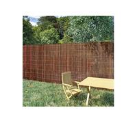 Clôture en Saule 5x1 m Panneau Toile de Fond Patio Jardin Extérieur vidaXL