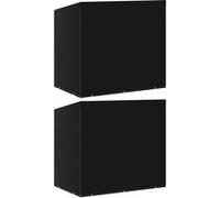 vidaXL Schommelbankhoezen 2 st 10 oogjes 2 ritsen 255x145x170 cm3082843 Noir G