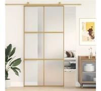 vidaXL Porte Coulissante, Porte Suspendue avec Butoir, Porte avec Panneaux Grange Cuisine Maison Intérieur, Doré Verre Dépoli et Aluminium https://www.fnac.com/mp49335998/vidaXL-Porte-coulissante-dore-102-5x205-cm-verre-ESG-depoli-aluminium/w-4?oref=96ad33c6-3d26-a0a4-0c2c-0c17c05df2b4