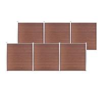 Schutting 1045x186 cm HKC bruin3053211