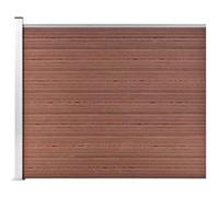 vidaXL Schuttingpaneel 175x146 cm HKC bruin148981 Marron G