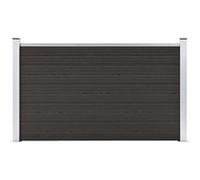 Schuttingpaneel 180x105 cm HKC zwart148975