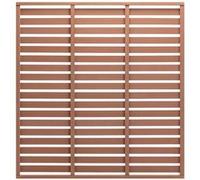 vidaXL Panneau de clôture WPC 180x180 cm Marron