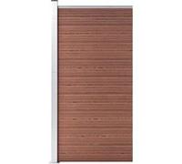 vidaXL Schuttingpaneel 95x186 cm HKC bruin148977 Marron G