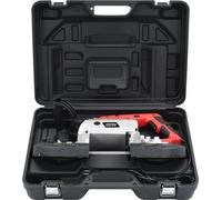 vidaXL Scie à ruban avec support et valise de transport acier